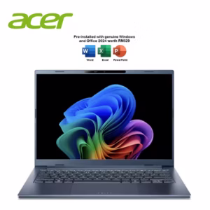 Acer Swift Go 14 Ai SFG14-75-52U9 14" WUXGA Oled Laptop Steam Blue ( CU5 226V, 16GB, 512GB SSD, Intel, W11, HS+M365 )